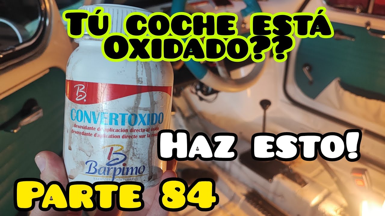 Convertidor de óxido!! Seat 600 E. Parte 84. #rust #fiat600 Repara tu coche. #oxido