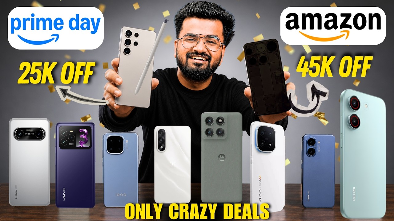 Amazon Prime Day Sale 2026: Best Smartphone Deals! (Samsung, iQOO, Nothing, Oppo, Vivo) 🔥