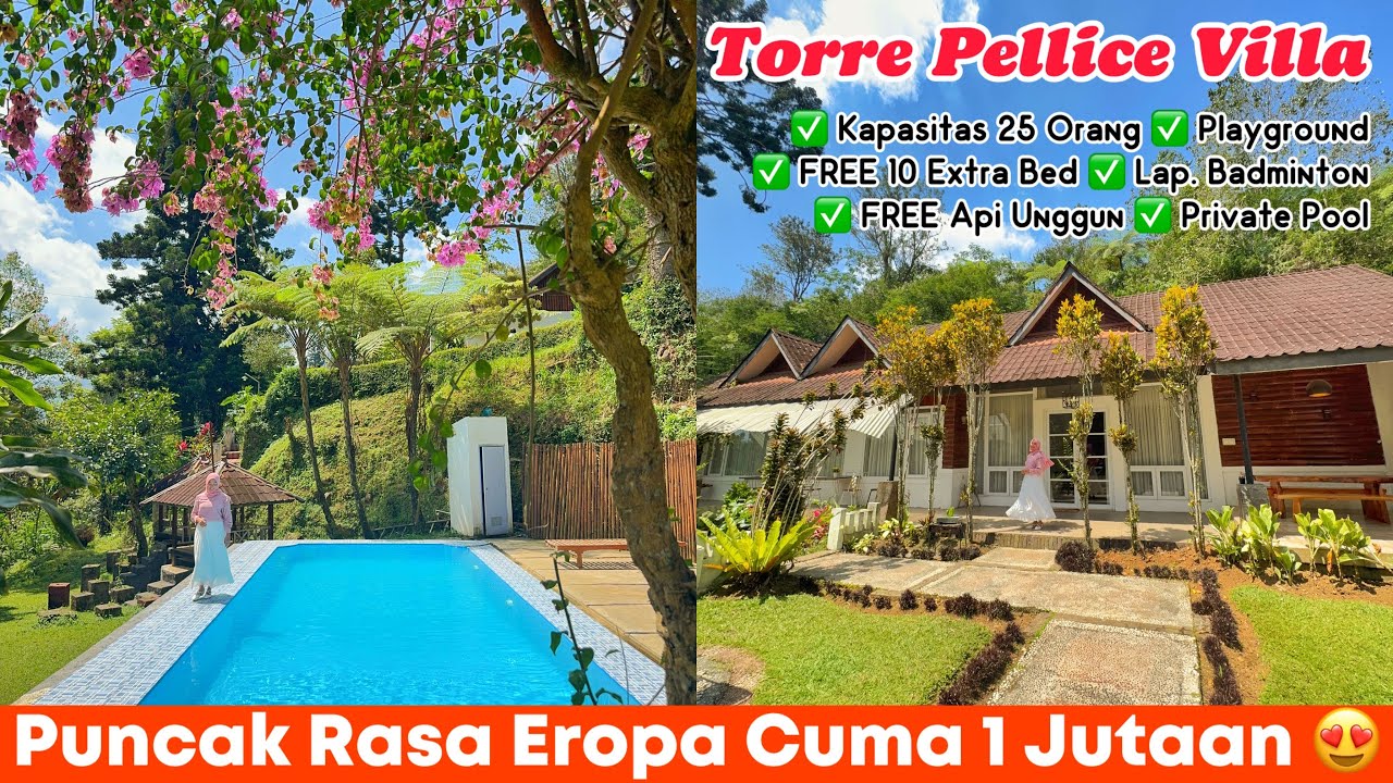 VILLA TORRE PELLICE || PUNCAK RASA EROPA, BANYAK FREE-NYA‼️ADA HARGA PROMO 🤑