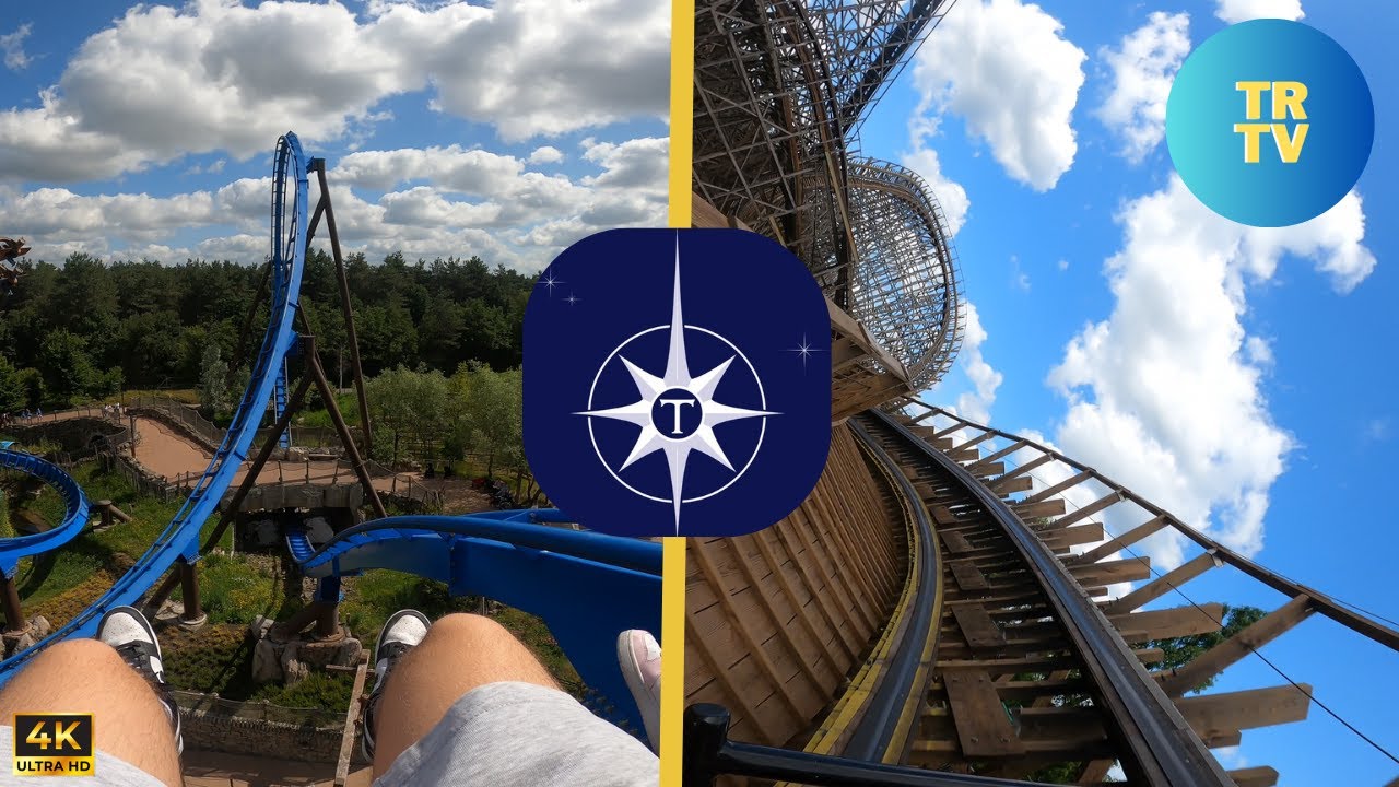 Toverland all Rollercoasters Onride 2025 | 4K 60FPS POV | Thrill Ride TV