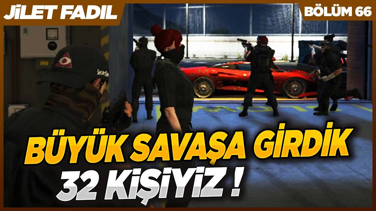 BÜYÜK SAVAŞA GİRDİK 32 KİŞİYİZ ! (GTA 5 ROLEPLAY)