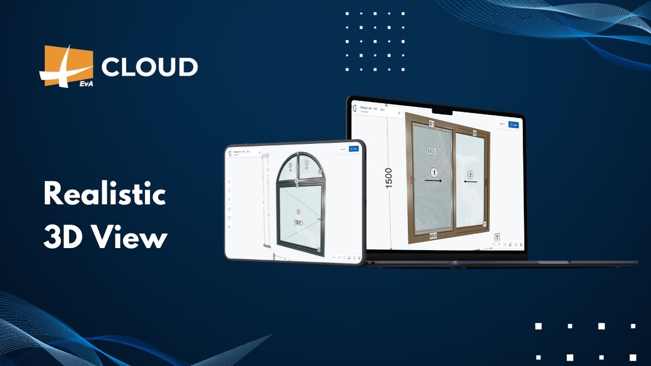 Realistic 3D View | UPVC & Aluminium Doors and Windows Design Software