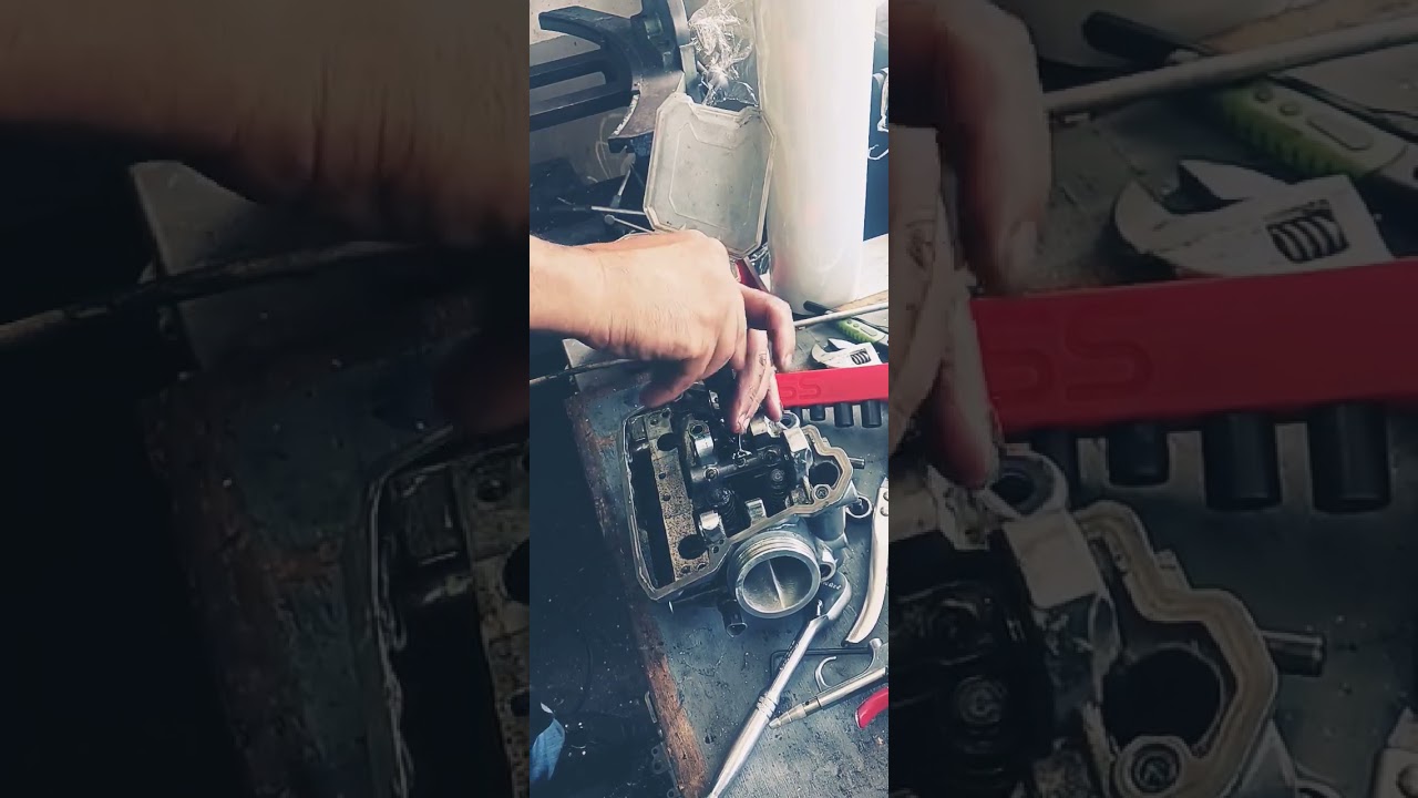 usando extractor para perno partido #automobile #engineblock #engine #test #piston #enginepart