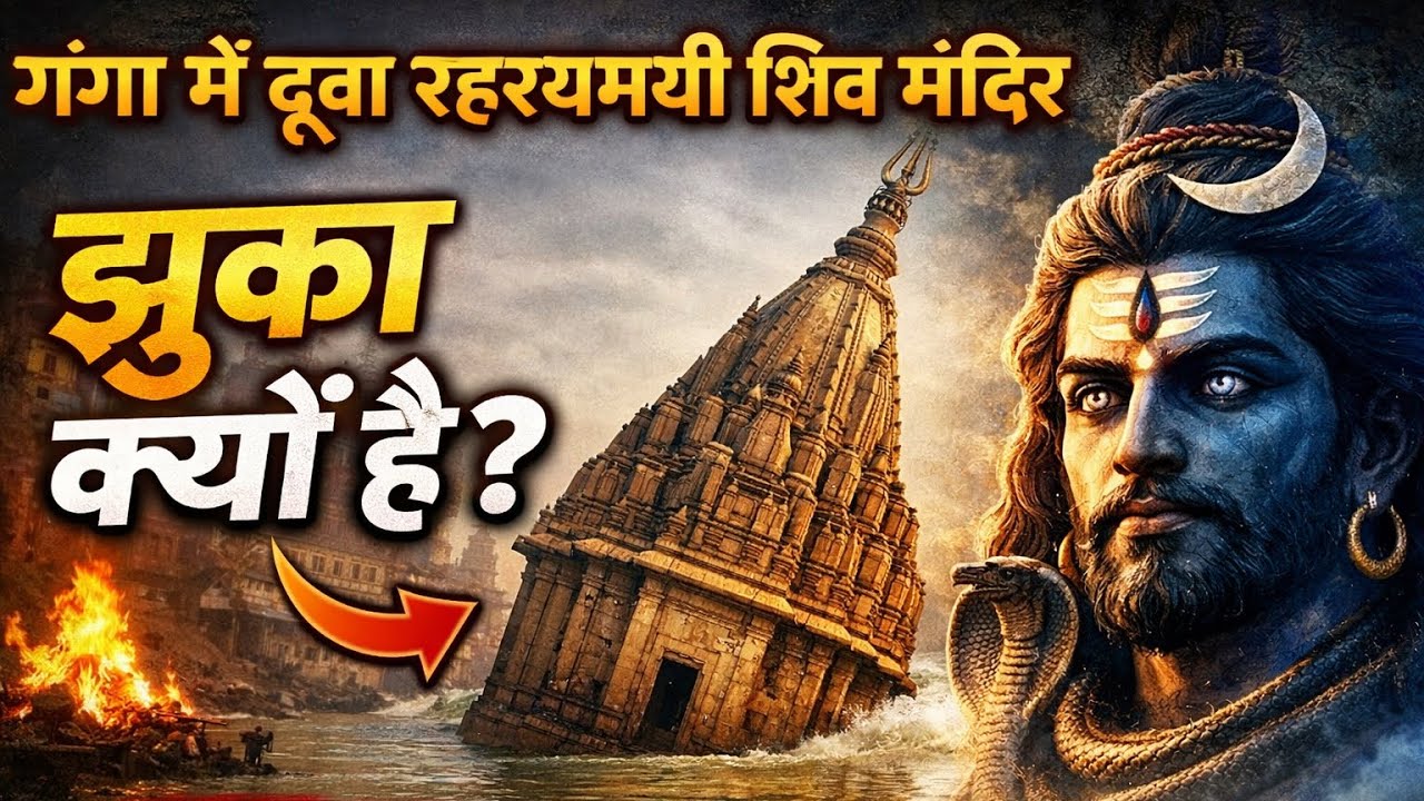 काशी का झुका हुआ महादेव 😱 रहस्य जानकर चौंक जाएंगे!#RatneshwarMahadev#KashiMystery#VaranasiTemple
