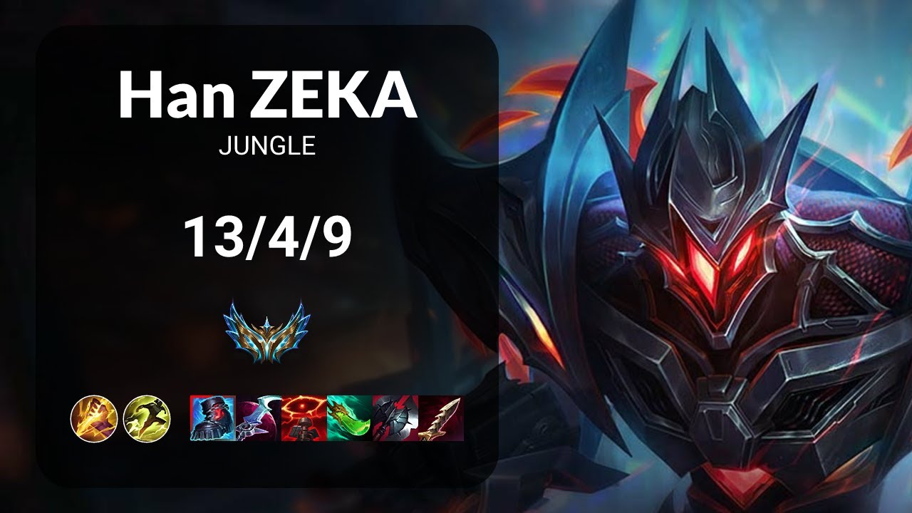 Han Zeka Zed vs Han Peanut Morgana JUNGLE - KR CHALLENGER Patch 15.16