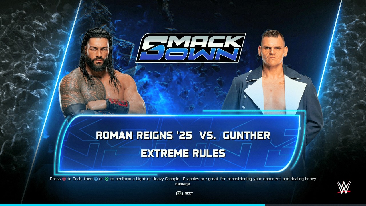 WWE 2K25 - Роман Рейнс против Гюнтера | Bloodline против Imperium на Extreme Rules Chaos
