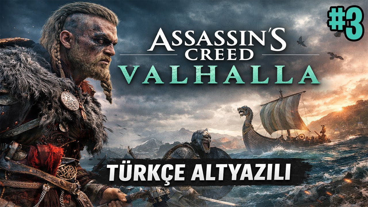Assassin's Creed Valhalla Türkçe Altyazılı | İngiltereye Gidiyoruz ! #3