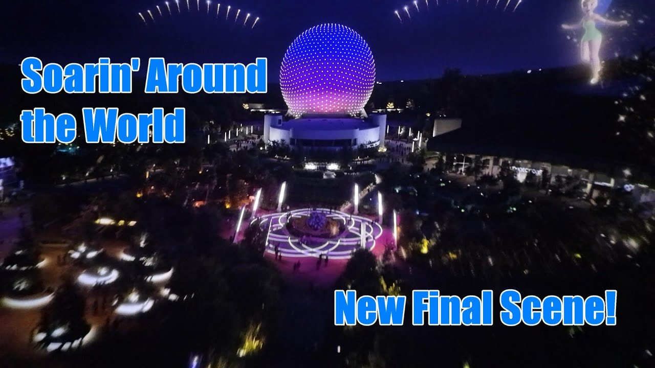 EPCOT Soarin' Around the World 2024 UPDATED NEW ENDING SCENE! Walt Disney World Florida 4K POV