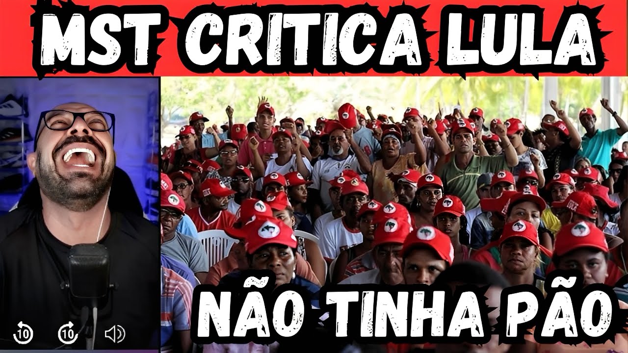 MST abandona evento de Lula, será que não rolou o pão com mortadela?