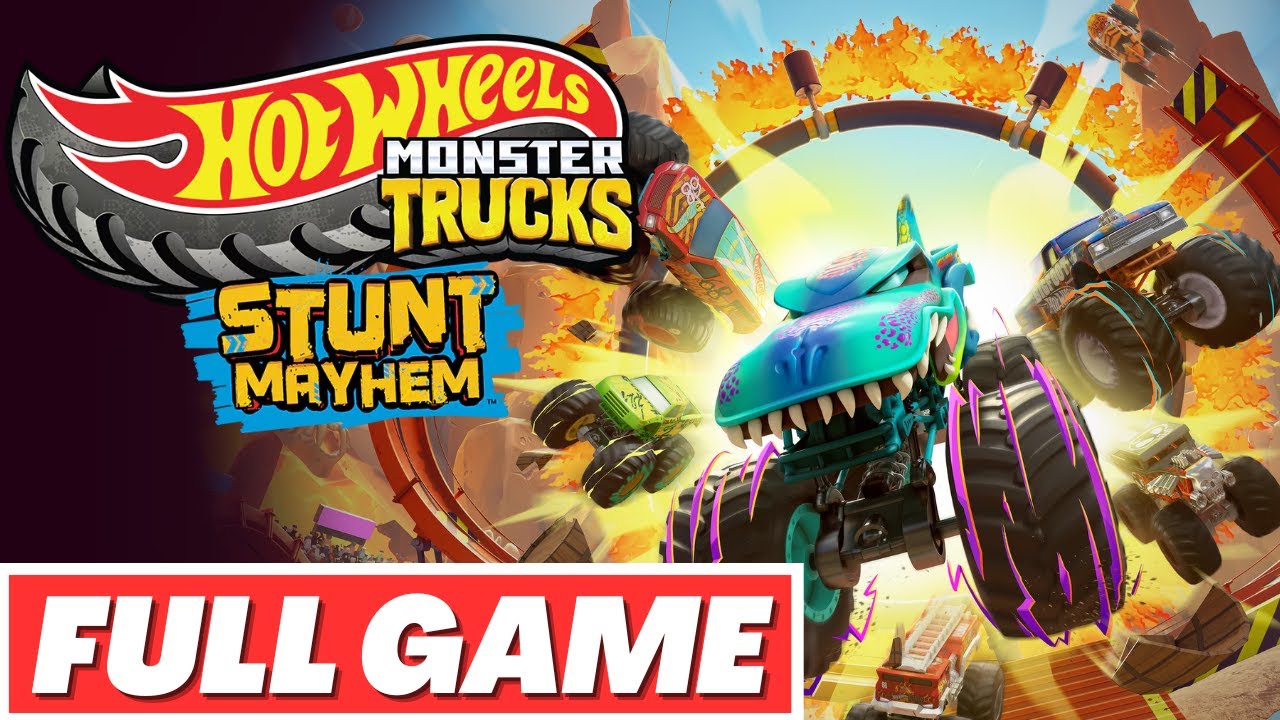 Hot Wheels Monster Trucks: Stunt Mayhem Gameplay Walkthrough FULL GAME - No Commentary
