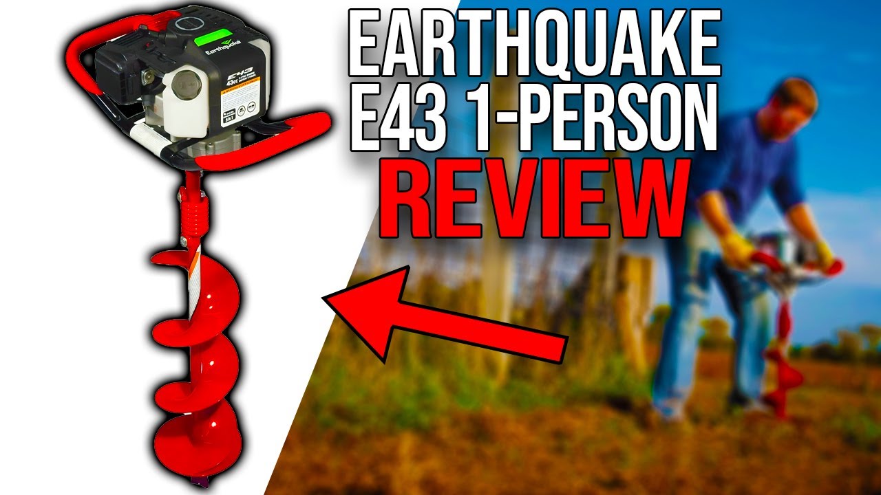 Earthquake E43 Earth Auger Powerhead Review | 43cc Viper Engine Performance
