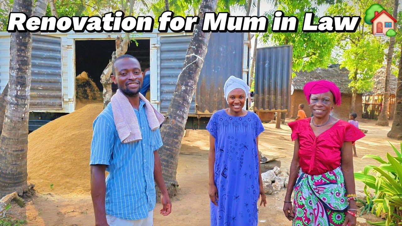 Buying Sand for Renovating Mum-in-Law’s House+Soft Fluffy Mahamri & Green Grams Dream Home in Africa