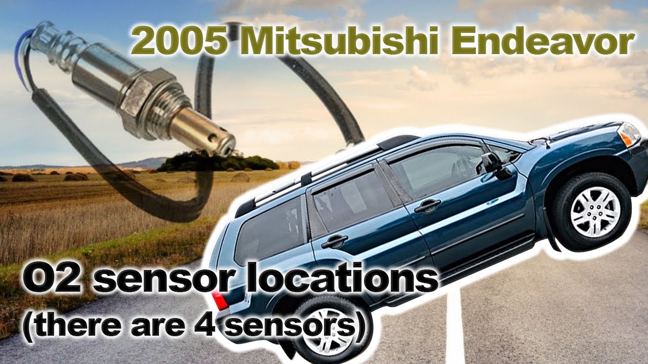 2005 Mitsubishi Endeavor O2 sensor locations (there are 4 sensors)