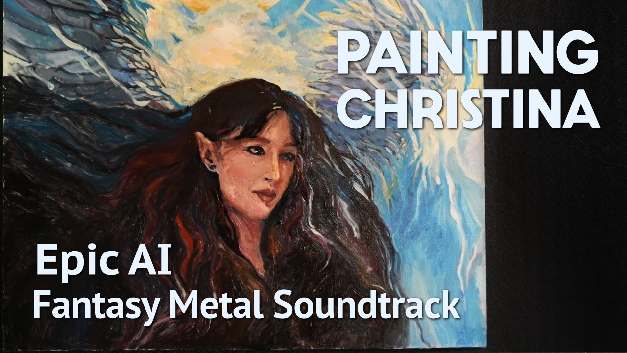 Chill with me while I paint | AI Fantasy metal | Session 3 of painting Christina | IT'S COMPLETE!