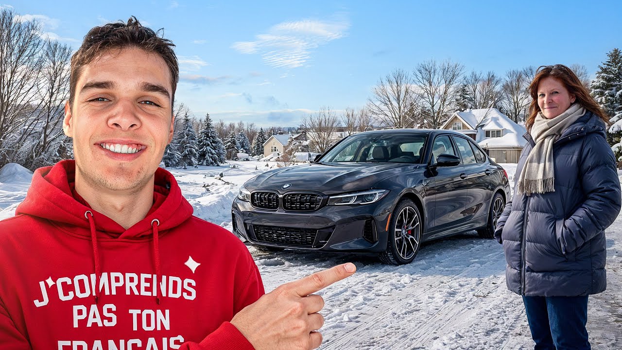 JE MONTRE MA NOUVELLE VOITURE À MA FAMILLE