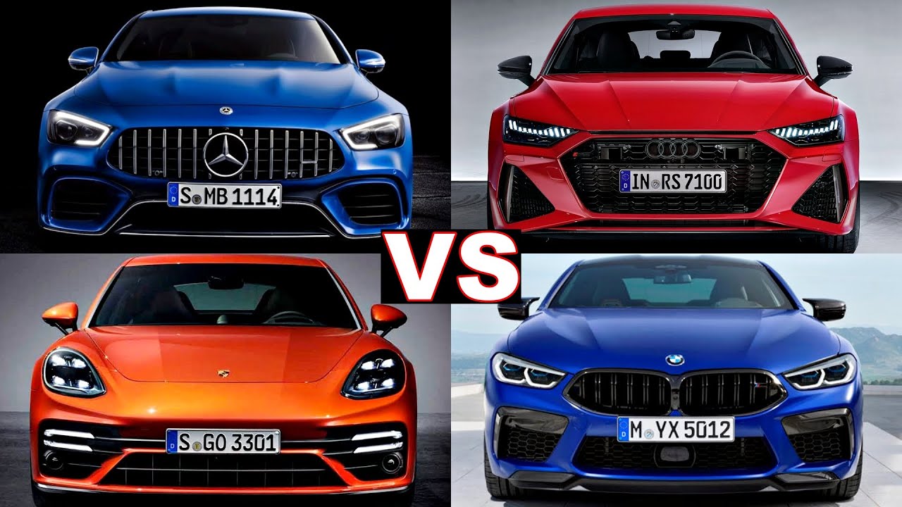 2021 Porsche panamera sport turismo vs Audi RS7 Sportback, AMG GT 4 door coupe & BMW M8 Gran Coupe.