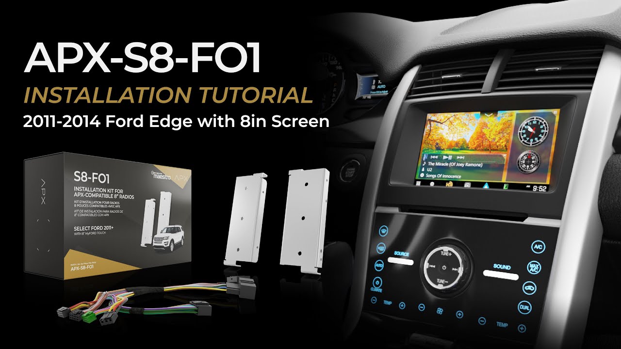 iDatalink Maestro APX-S8-FO1 - Installation tutorial for 2011-2014 Ford Edge with 8in Screen