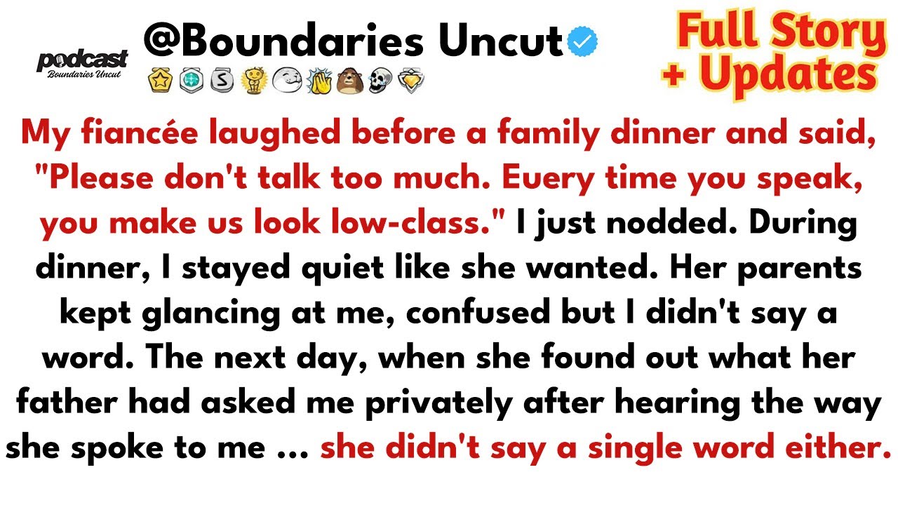My Fiancée Laughed Before A Family Dinner And Said,“Please Don’t Talk Too Much.:/ Reddit Stories