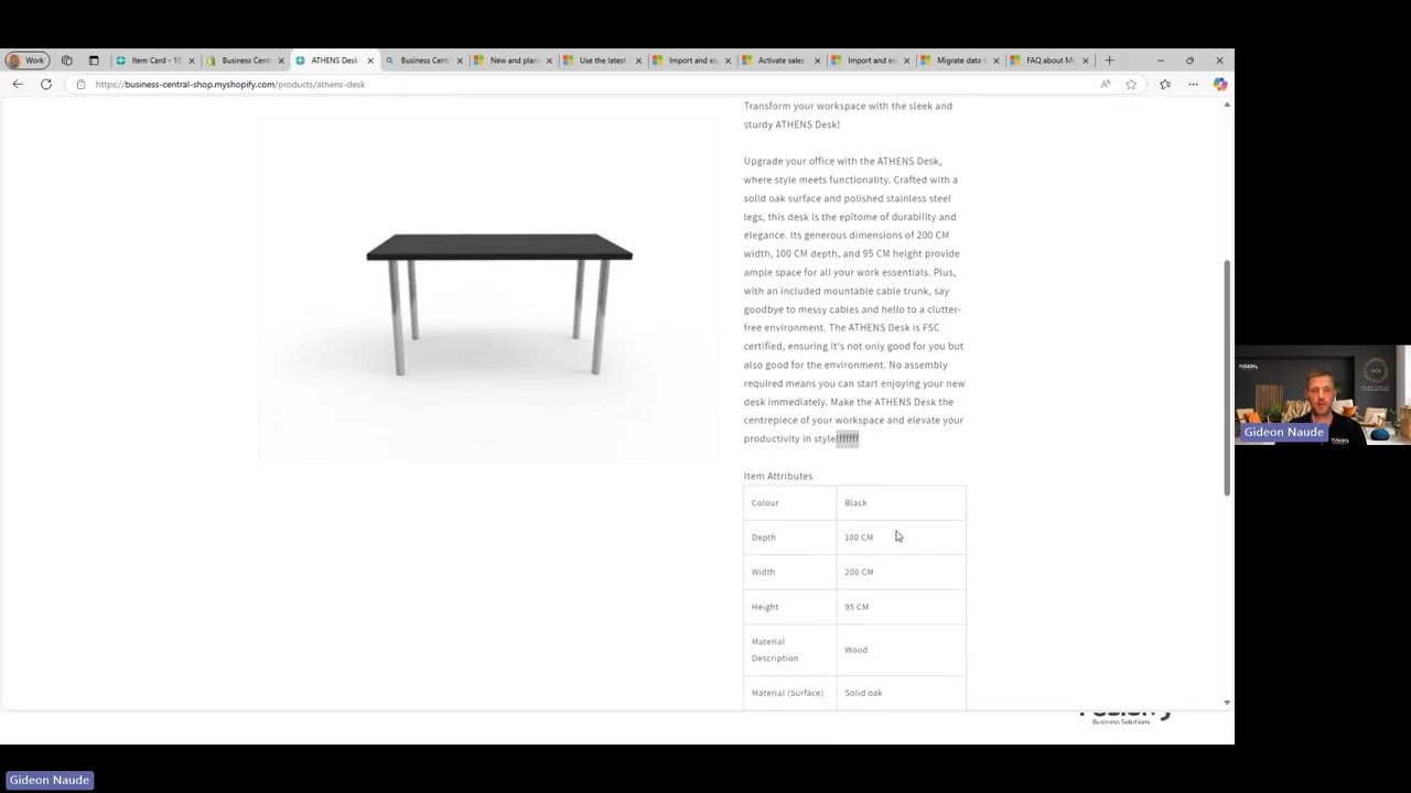 How Dynamics 365 Business Central Works with Shopify | Demo