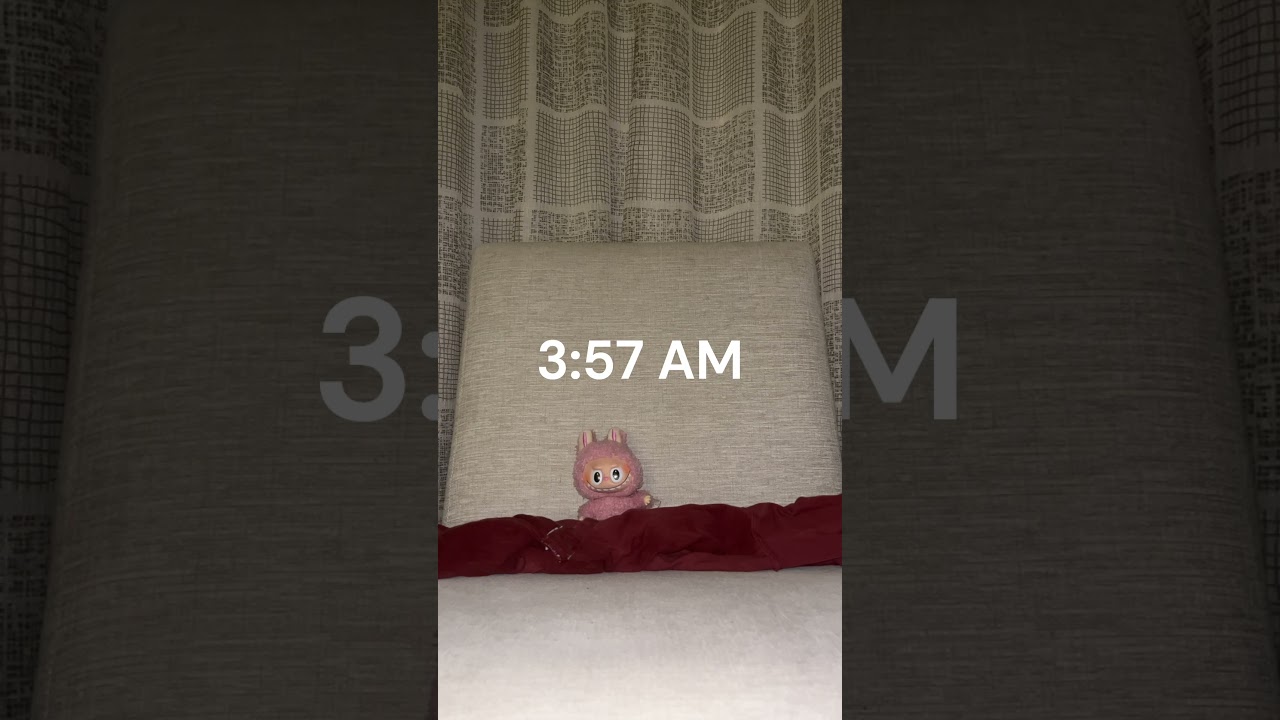 Possessed labubu caught moving on camera #scary #ghost #labubu