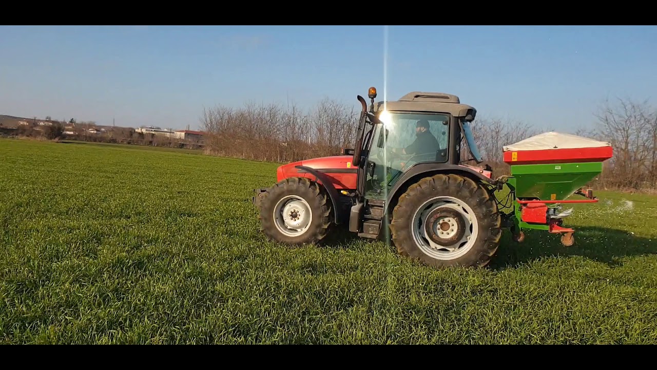 Massey Ferguson ve Same Explorer Dönüm Gübre Serpme