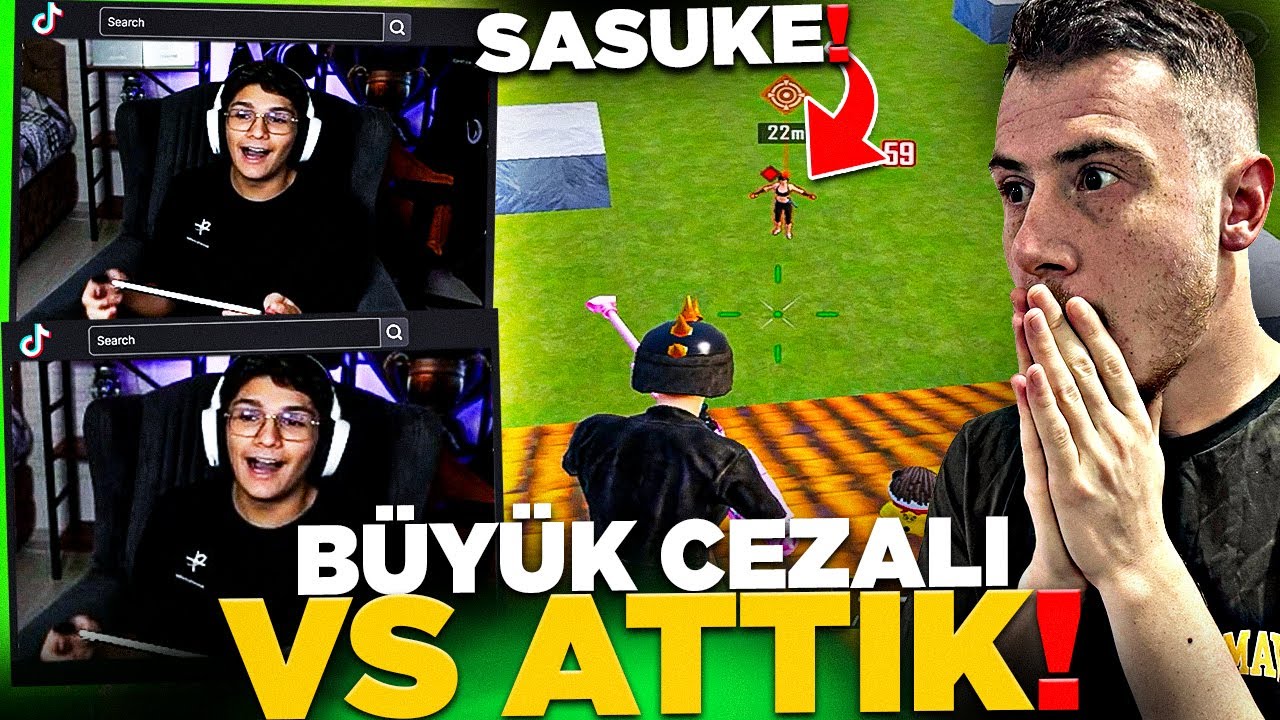 SASUKE'YE 10.000 TL VERDİM!! BÜYÜK CEZALI VS ATTIK!! | PUBG Mobile