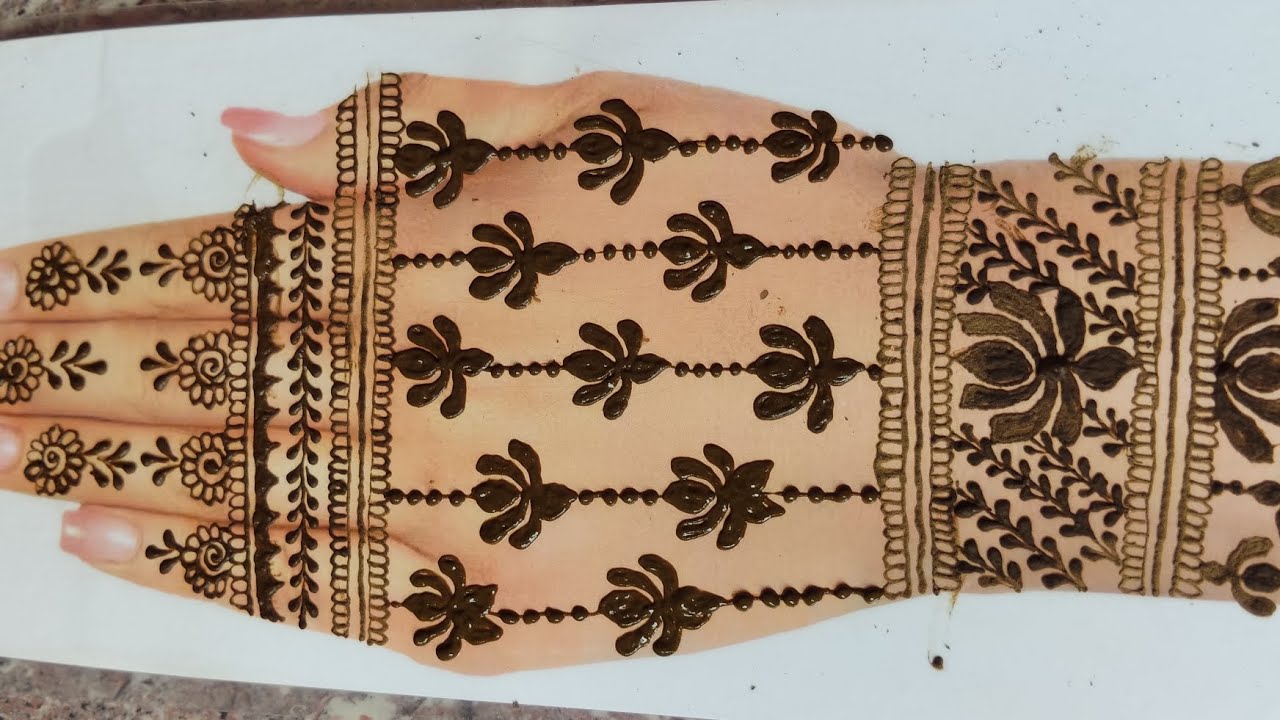 Beautiful lotas mehndi design #beautiful mehndi design 