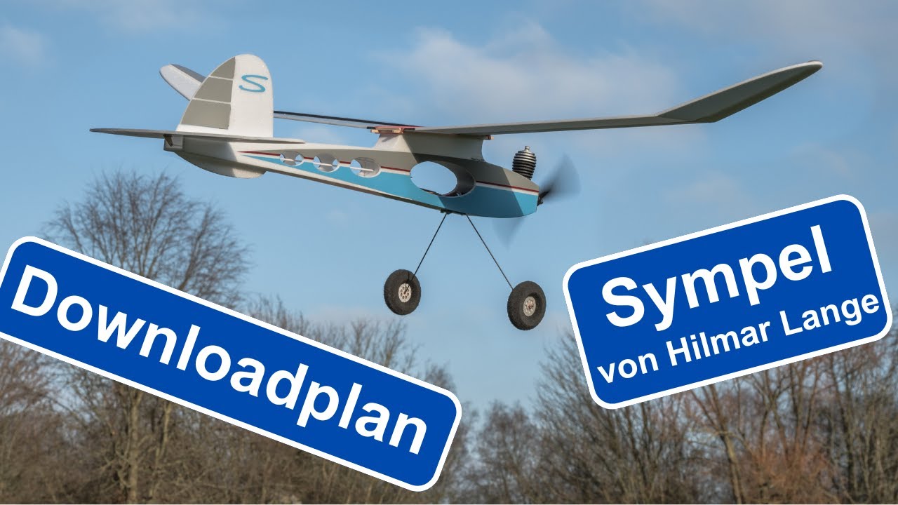 Sympel, ein Downloadplanmodell von Hilmar Lange - gebaut aus Depron - Artikel in FlugModell 3/2025