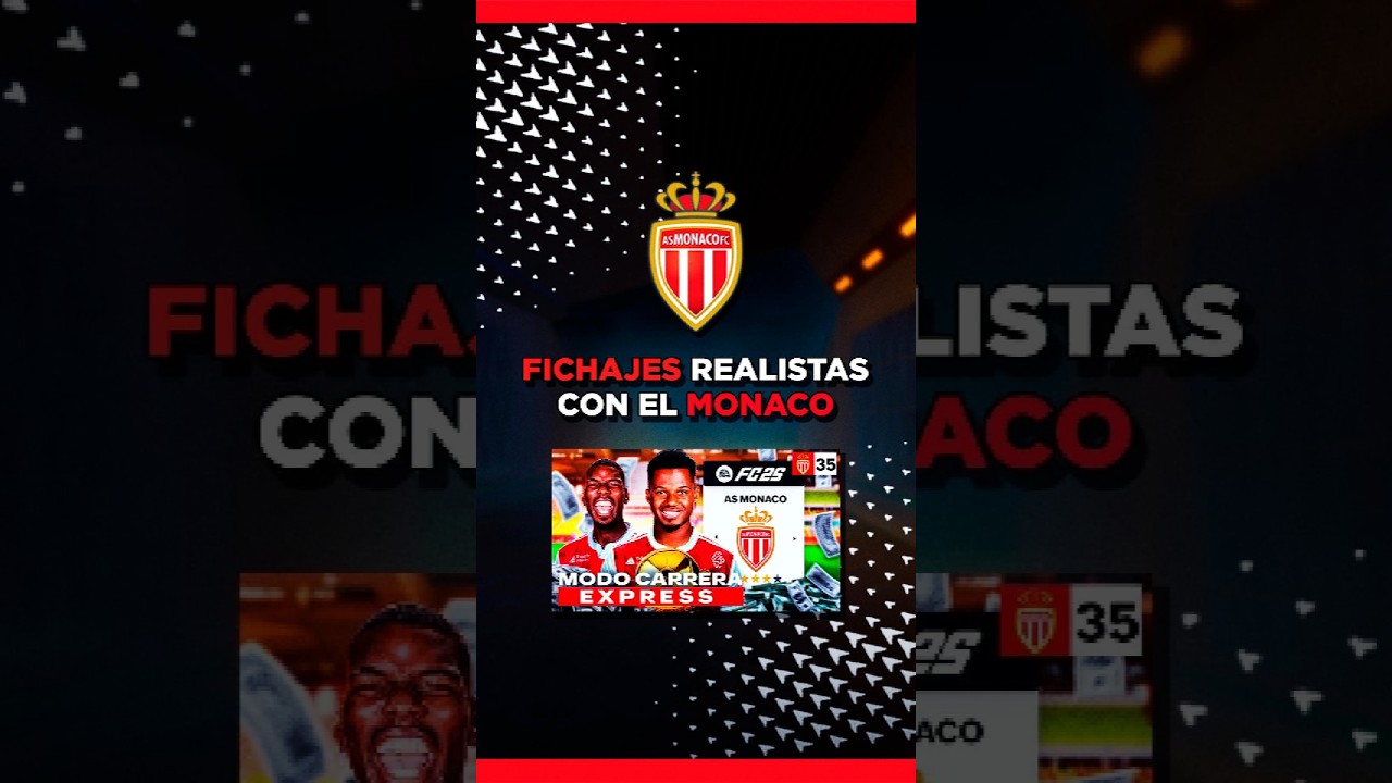 Fichajes Realistas para el Monaco en Modo Carrera ✅