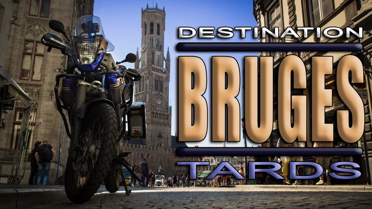 Destination: BRUGES, Belgium - European Motorcycle Tour Day Trip - Yamaha XT660Z Tenere