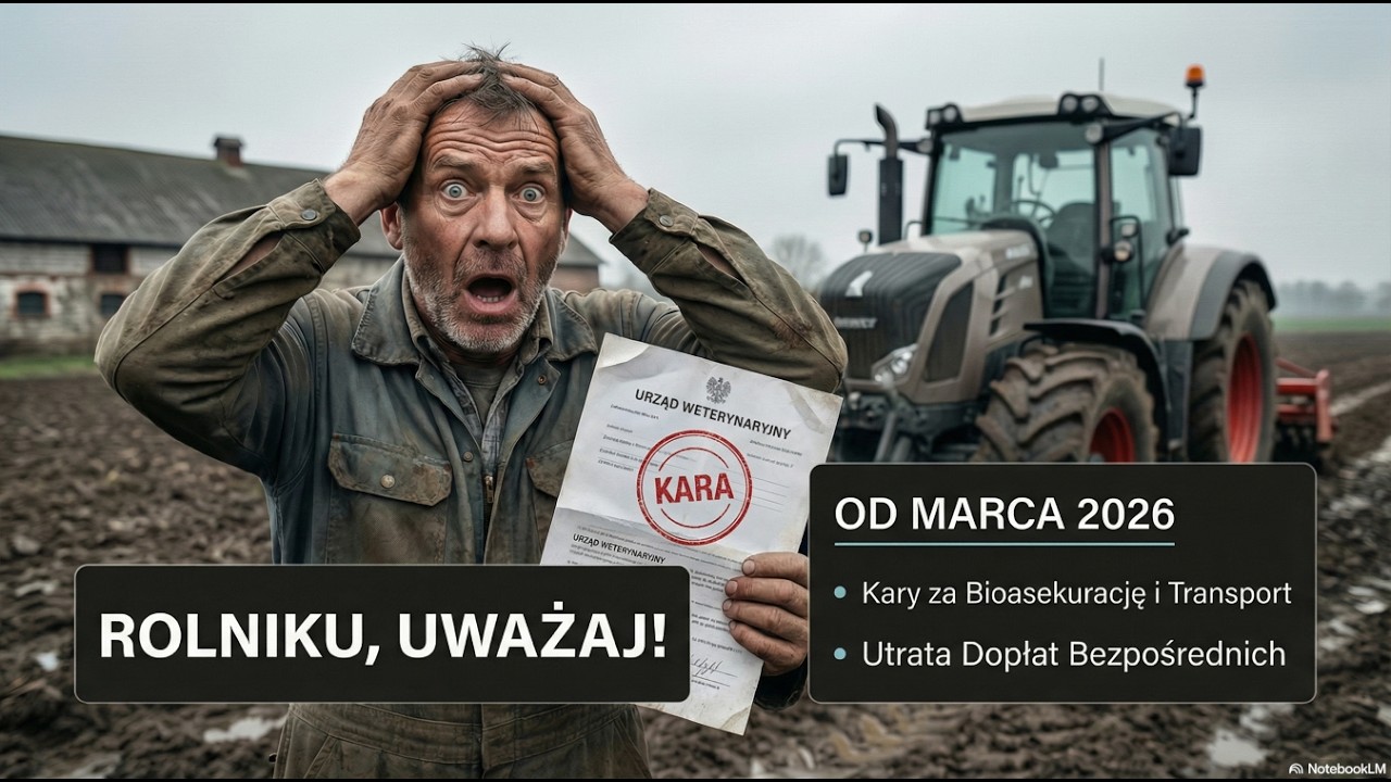 65 000 ZŁ KARY DLA ROLNIKA! 🚜🚨 NOWA USTAWA MARZEC 2026 (Ważne!)