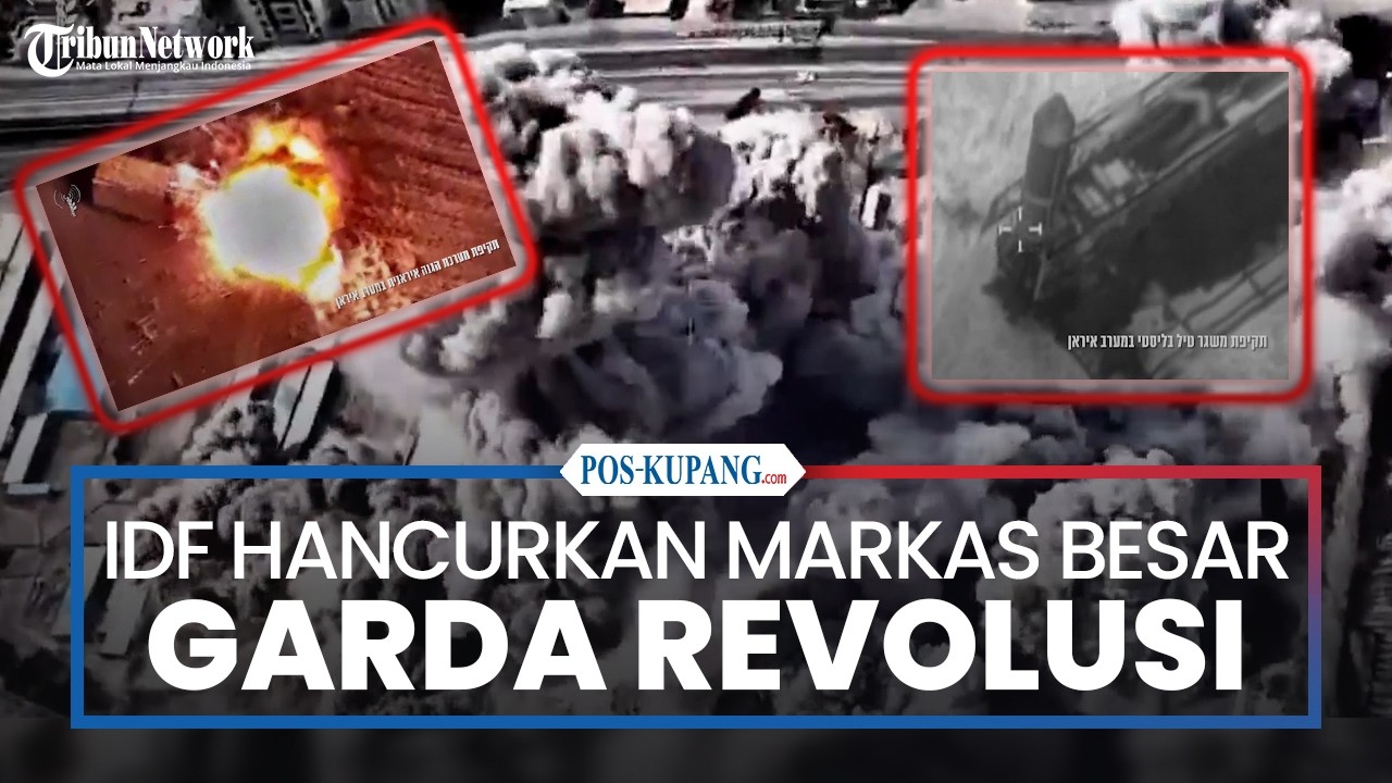 Gelombang Serangan IDF Hancurkan Markas Besar Garda Revolusi Teheran