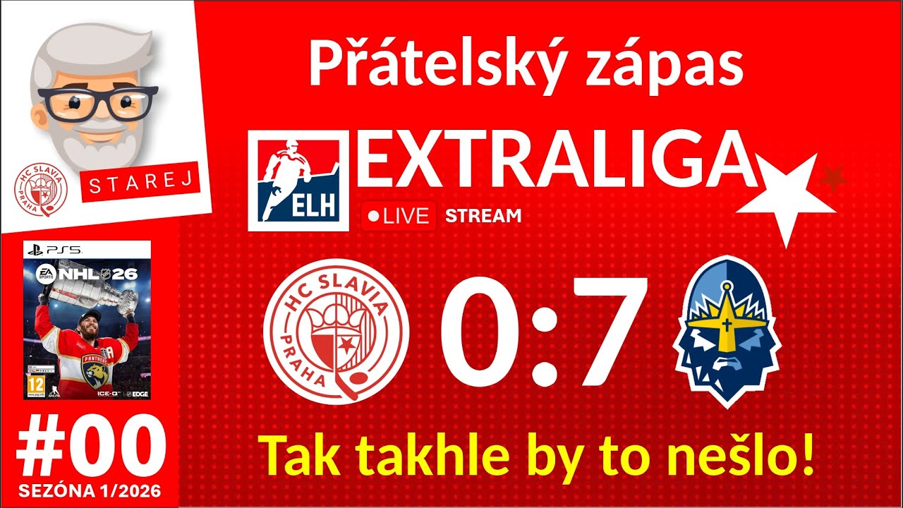 EXTRALIGA 2026  I   HC SLAVIA PRAHA - KLADNO  I  NHL 26   I  #00