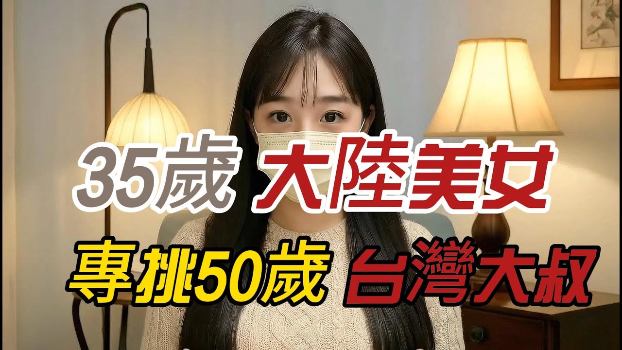 35歲大陸美女專挑50歲台灣大叔？別傻了，不是因為愛！揭秘「剩女」跨海求嫁背後的身份證算盤！