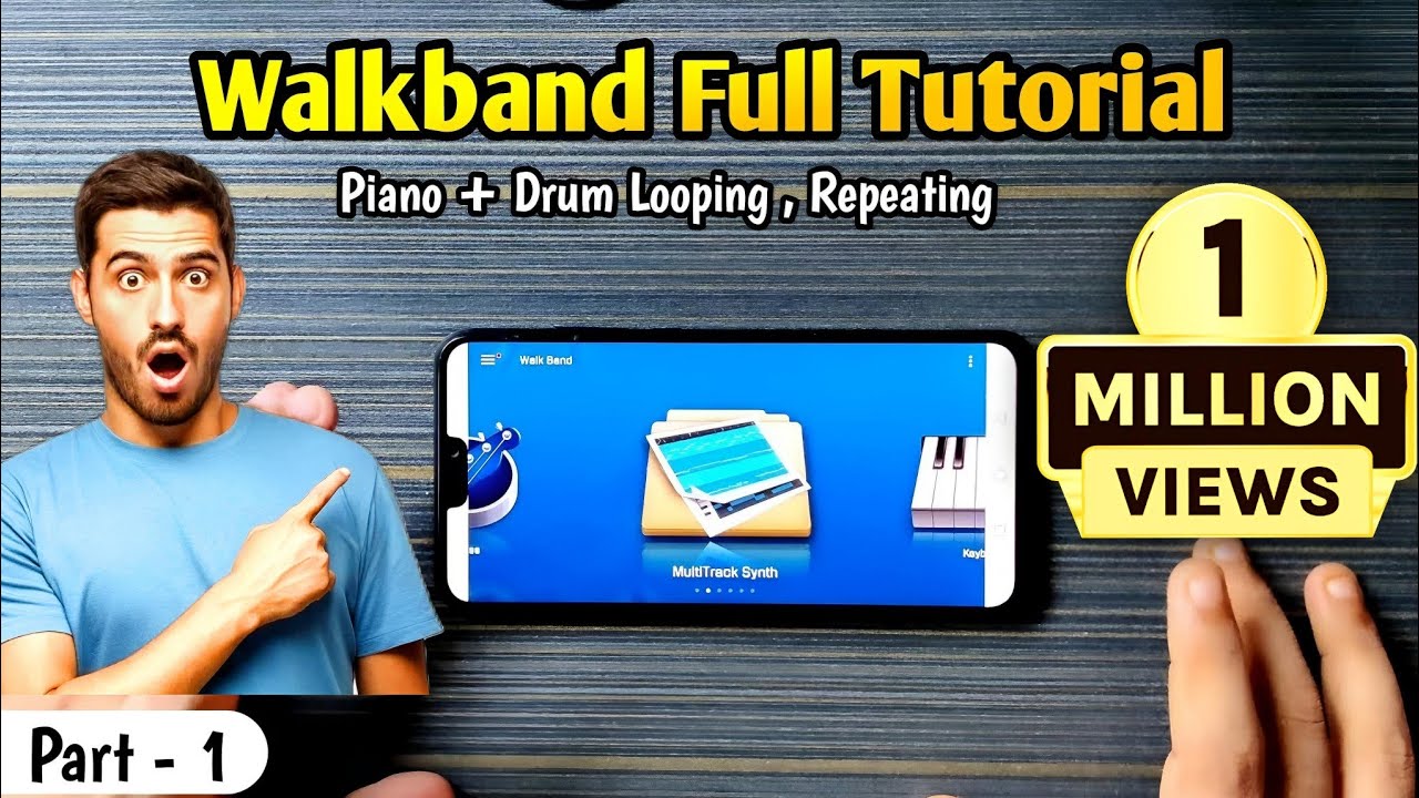 Walkband Full Tutorial | How To Loop or Repeat In Walkband | learn piano | Walkband Kaise Bajae