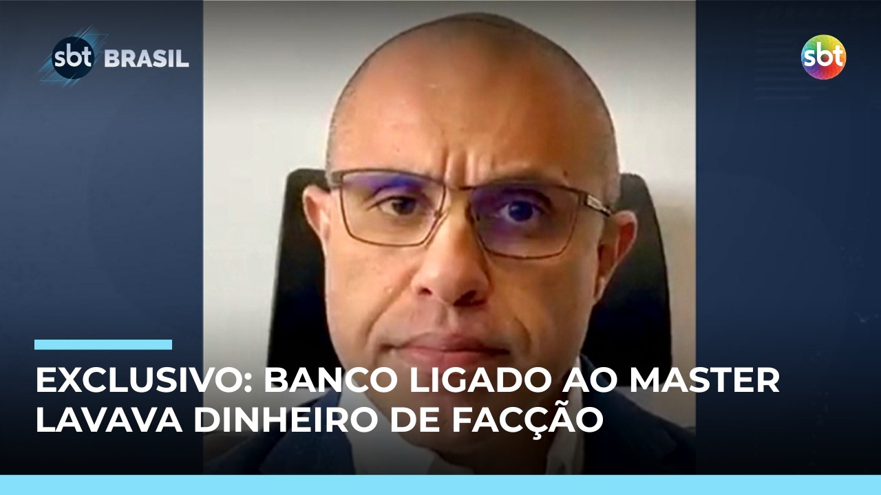 Exclusivo: Empresário usava banco ligado ao Master para lavar dinheiro de facção de SP | #SBTBrasil