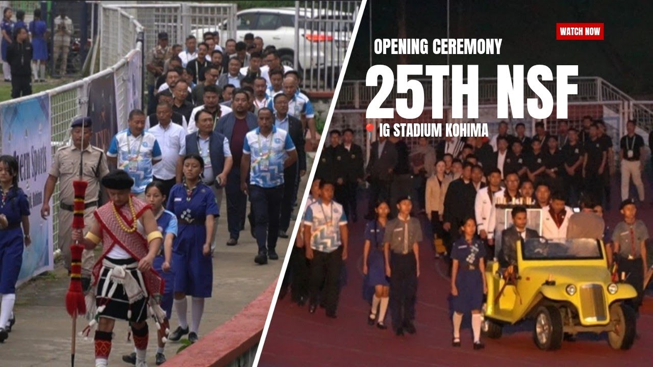 25th Anniversary Edition NSF Marty's memorial Trophy    /OPENING CEREMONY held at IG Stadium kohima