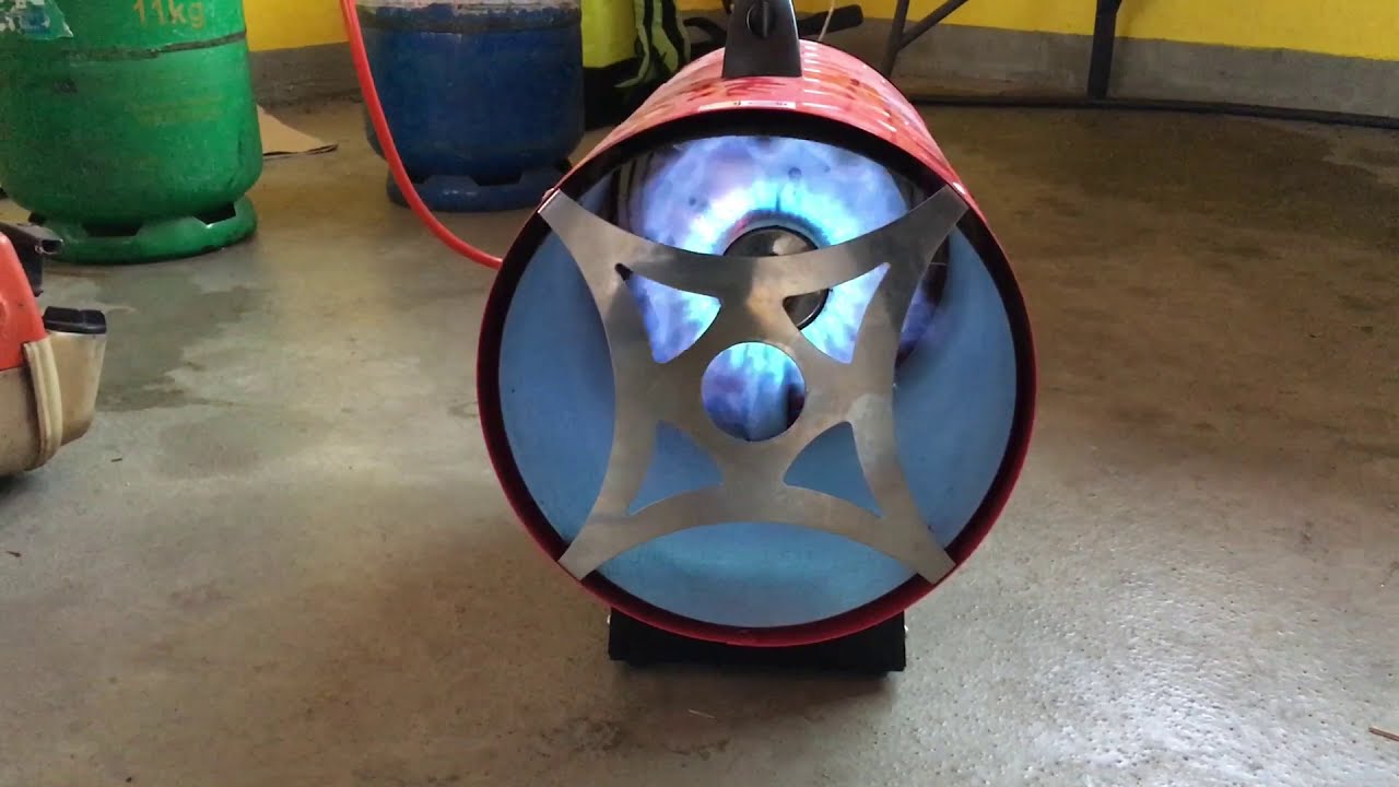 Nagrzewnica gazowa LPG 30kW, na trzy butle 11kg