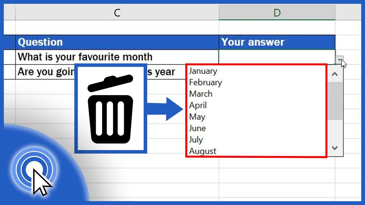 How to Remove a Drop-Down List in Excel