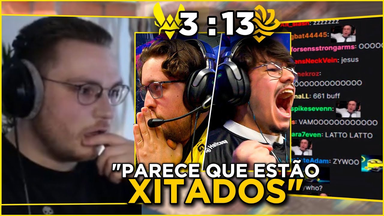 OHNEPIXEL e CHAT GRINGO REAGINDO a VITÓRIA HISTÓRICA da LEGACY CONTRA a VITALITY (LEGENDADO)
