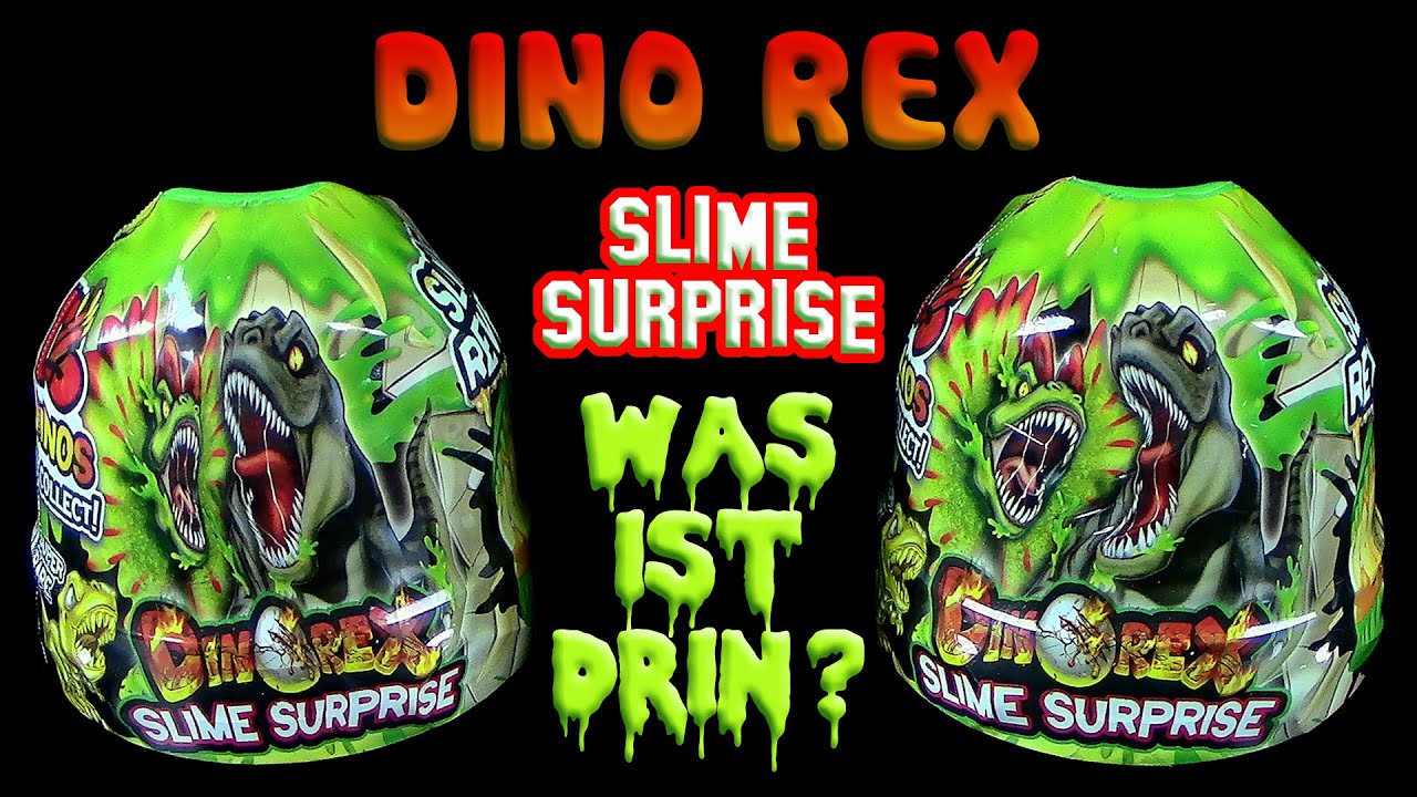 Craze ® Dino Rex - Slime Surprise 2 x auspacken - finde ich den super raren goldenen T-Rex ???