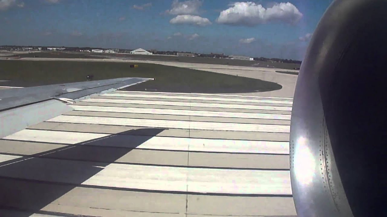 Delta Airlines DC-9-51 Start-up, Takeoff, Cruise MKE-DTW  Pt. 1/2