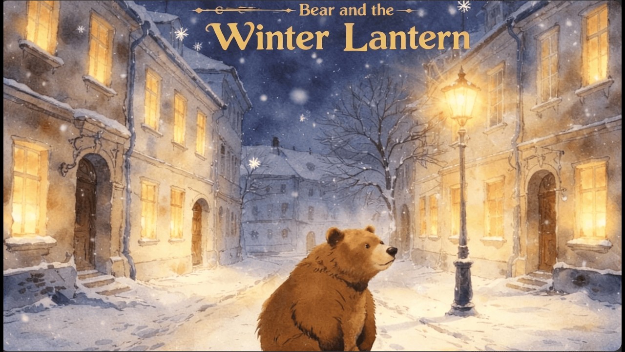 The Bear Beneath the Winter Lantern | Relaxing Orchestra Music for Peace & Calm.