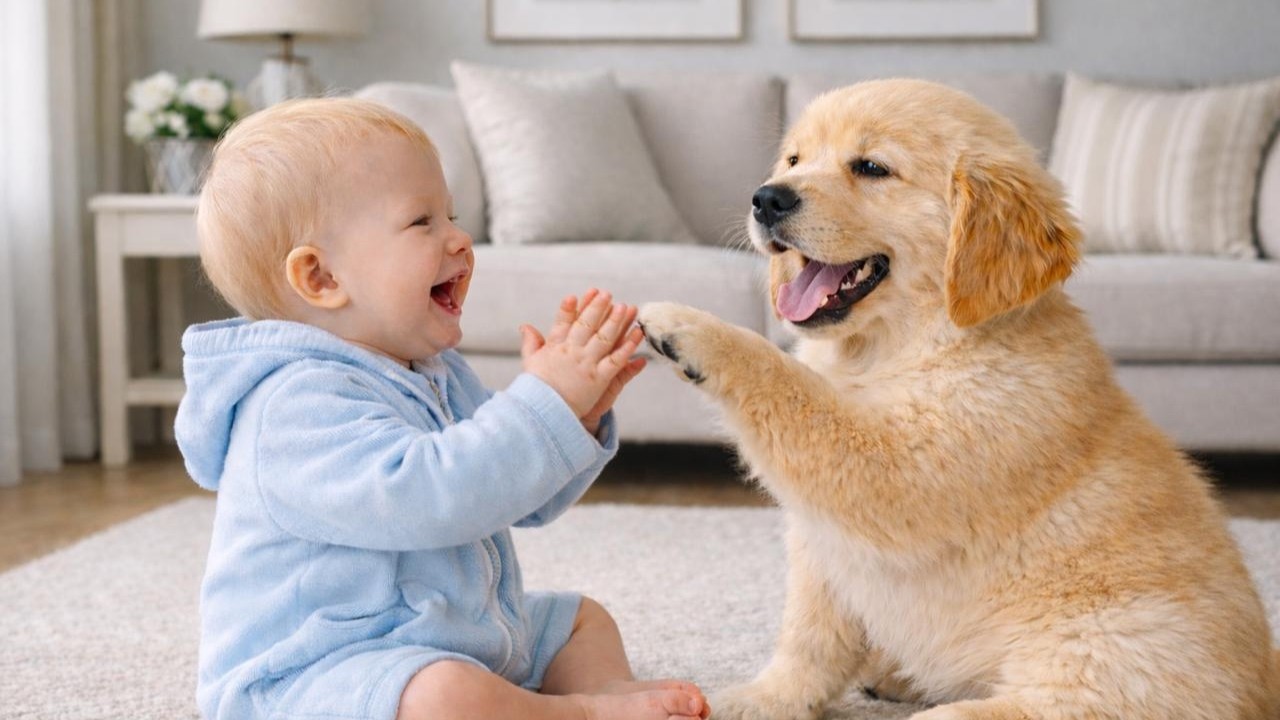 🐶 You Must See This Super Cute Puppy & Baby Moment!👶 | This Video Is Going Crazy Viral😂