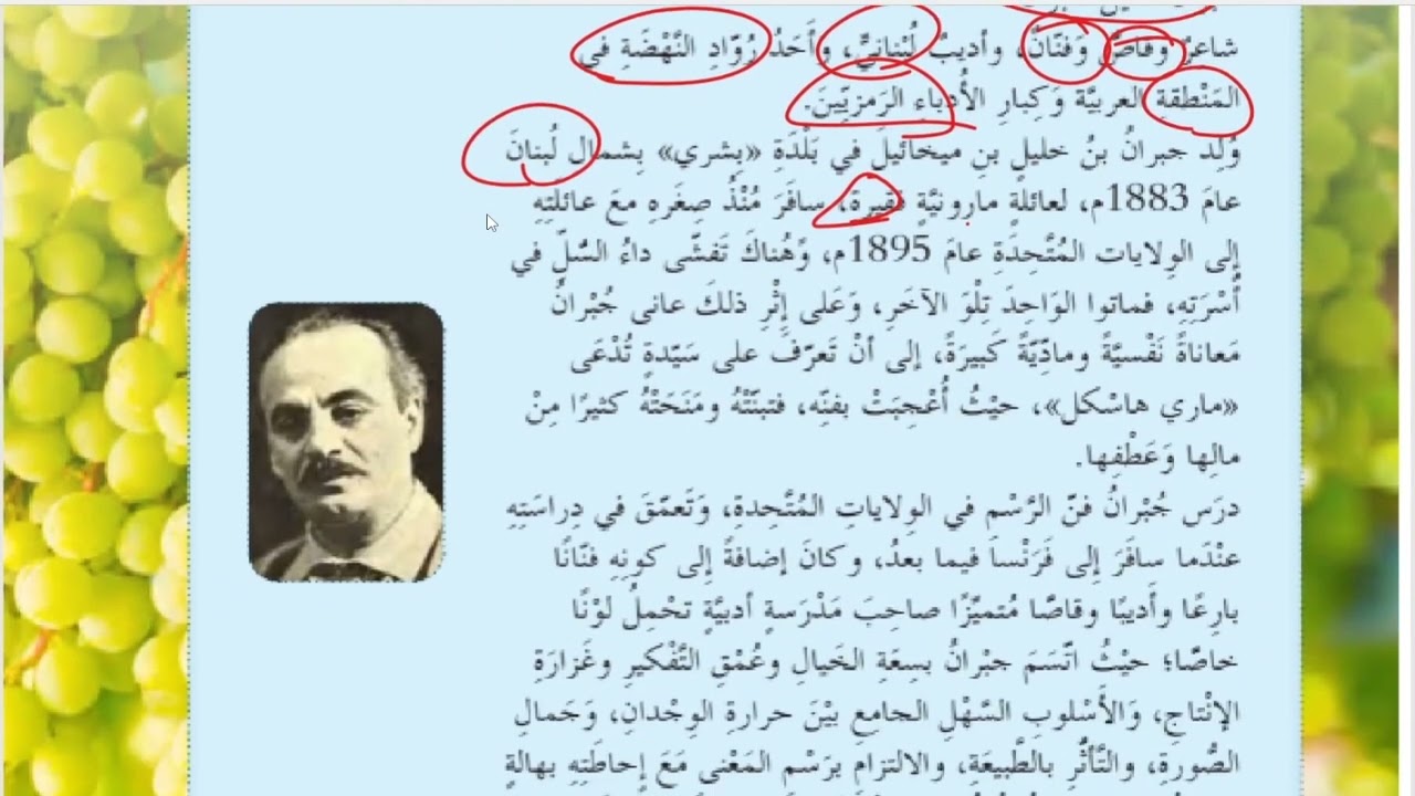 حل أسئلة و شرح قصيدة اعطني الناس كتاب اللغة العربية الصف السابع المنهاج الاماراتي