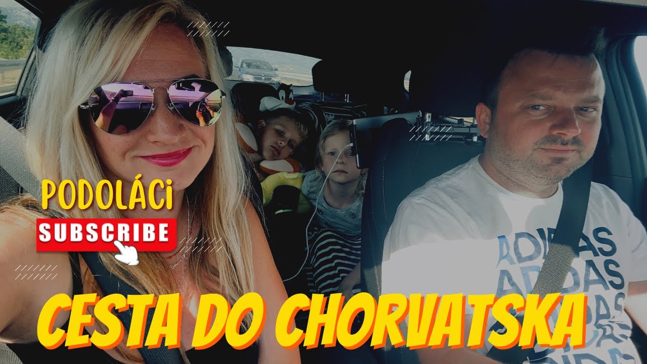 Chorvatsko 2023 - Cesta do Chorvatska, ubytování ve Vodicích - 1.den