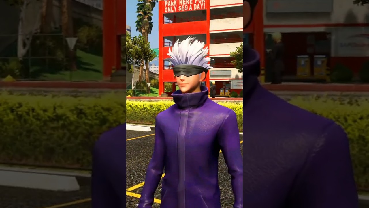 TEAM GOJO VS TEAM NARUTO - BATTLE 🔥| #Shorts | #gta5 | #naruto | #gojo #awezchaitrend