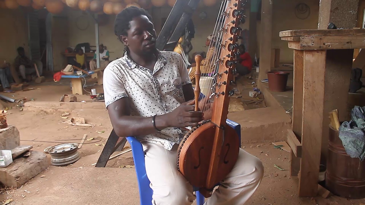 Kora demi-ton sans calebasse - Arouna Coulibaly - BaraGnouma