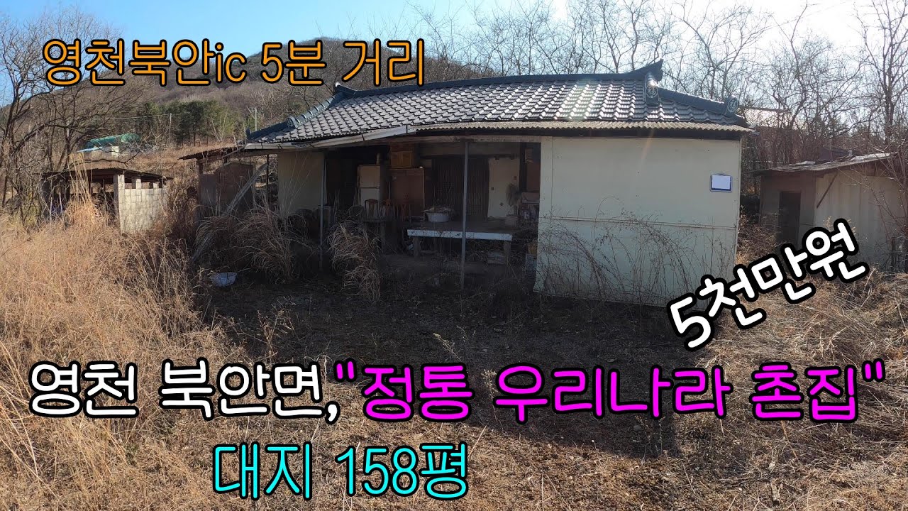 영천시 북안면, 정통 우리의 촌집을 매매.대지 158평임[#1062]#영천주택,#영천촌집,#영천부동산,