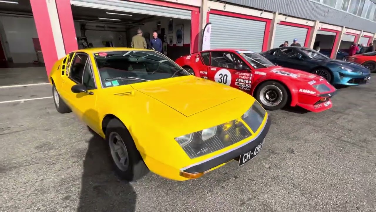Rassemblement  Alpine  ( Circuit  le Vigean 2023 )